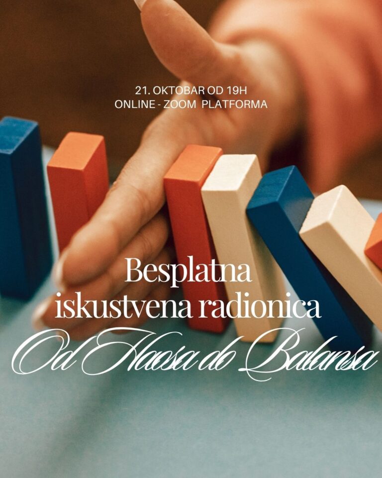 Od Haosa do Balansa – besplatna online radionica